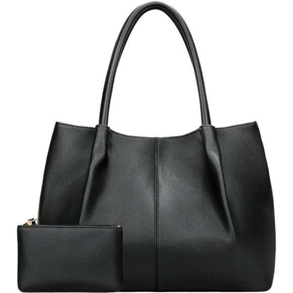 Quality Vegan Leather Tote Bag - Spacious, Elegant & Versatile for All Occasions - Picture 1 of 7